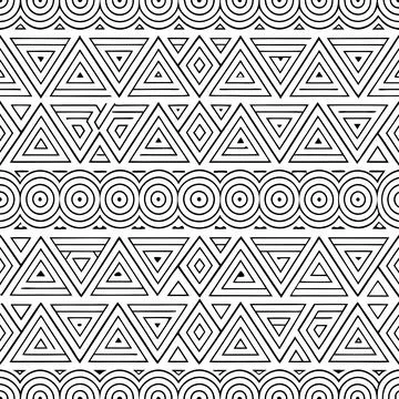 Geometric Abstract Diamond Pattern for Textiles and packaging Illustrazione stock