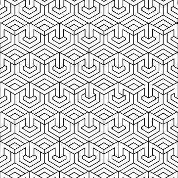 Geometric Abstract Diamond Pattern for Textiles and packaging Stock Illustration