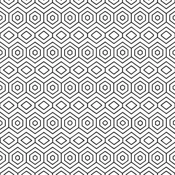 Geometric Abstract Diamond Pattern for Textiles and packaging Stock Illustration