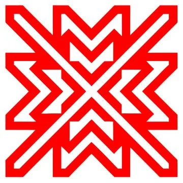 Geometric Abstract Diamond Pattern for Textiles and packaging Stock Illustration