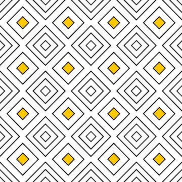 Geometric Abstract Diamond Pattern for Textiles and packaging Stock Illustration