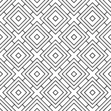 Geometric Abstract Diamond Pattern for Textiles and packaging Illustrazione stock