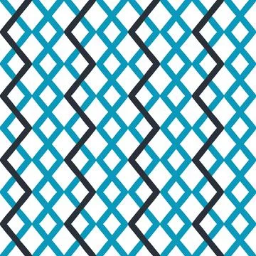 Geometric Abstract Diamond Pattern for Textiles and packaging Illustrazione stock