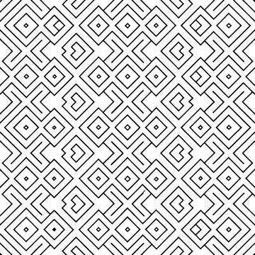 Geometric Abstract Diamond Pattern for Textiles and packaging Stock Illustration