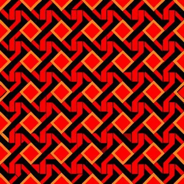 Geometric Abstract Diamond Pattern for Textiles and packaging Illustrazione stock