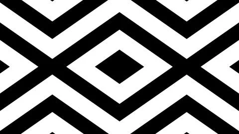 Geometric abstract diamonds background black Stock Illustration