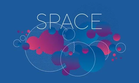 Geometric abstract element for header, poster, post 库存插图