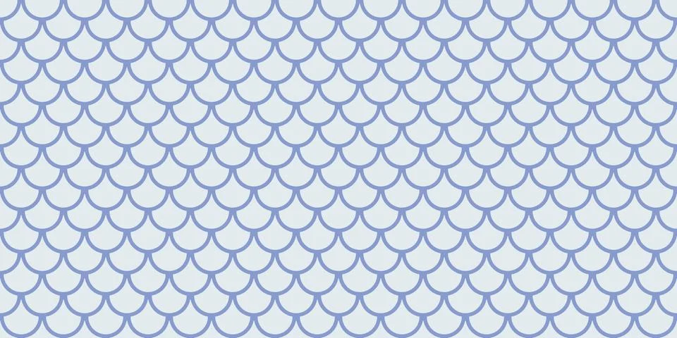 Geometric abstract fish scale vector pattern background Stock Illustration