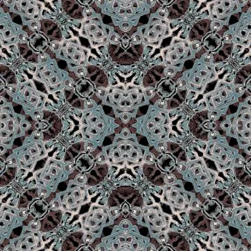 Geometric abstract futuristic tech pattern Illustrazione stock