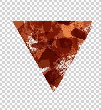 Geometric abstract grunge triangle. Triangles drawn with paint and brush.tr.. Stock Illustration