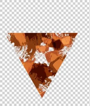Geometric abstract grunge triangle. Triangles drawn with paint and brush.tr.. Stockillustratie
