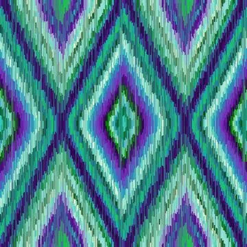 Geometric abstract grunge vintage pattern. Aztec ikat style. Seamless vecto.. Illustrazione stock