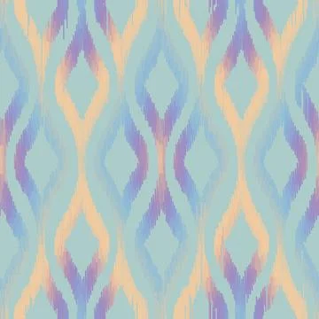 Geometric abstract grunge vintage pattern. Aztec ikat style. Seamless vecto.. Stock Illustration