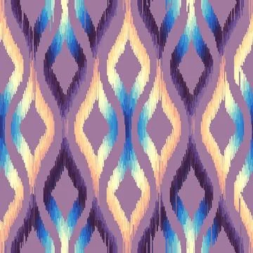 Geometric abstract grunge vintage pattern. Aztec ikat style. Seamless vecto.. Stock Illustration
