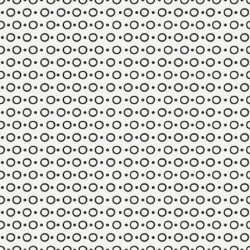 Geometric abstract hipster seamless pattern with hand drawn circles. Collection Illustrazione stock