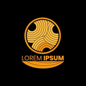 Geometric abstract logo, Stock Illustration