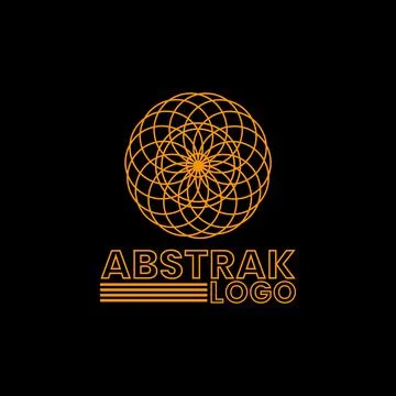 Geometric abstract logo Stock Illustration