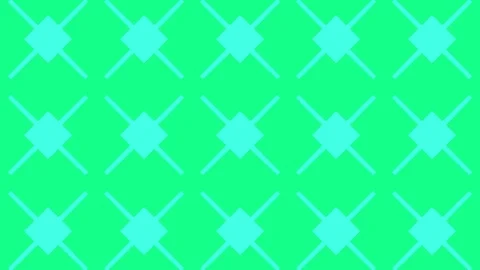 Geometric abstract looping background crosses blue Stock Footage 71940715