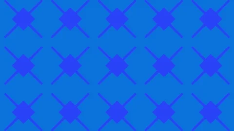 Geometric abstract looping background crosses blue Stock Footage 71940730