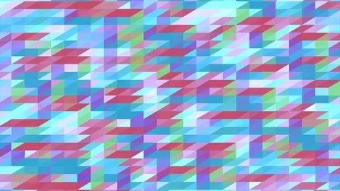 Geometric Abstract Looping Motion Background Stock Footage 79798638