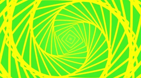 Geometric abstract looping squares motion background  green yellow Video stock 58558610