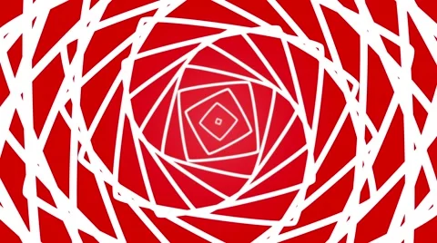Geometric abstract looping squares motion background  red white Stock Footage 58558645