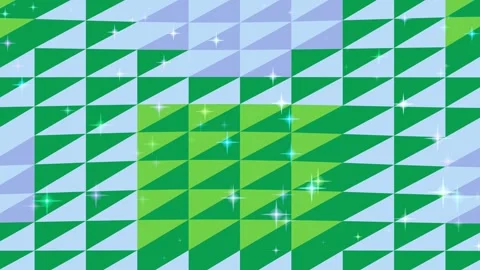 A geometric abstract mosaic pattern with star sparkles Stock Footage 330076163