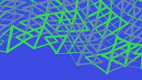 Geometric abstract network design in blue Stock Illustration