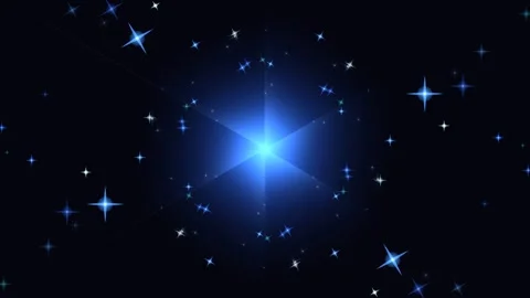 A geometric abstract with overlapping shapes and stars Stock Footage 330076205