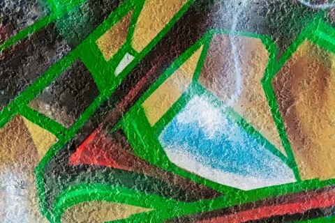 Geometric abstract painting pattern Stock Photos
