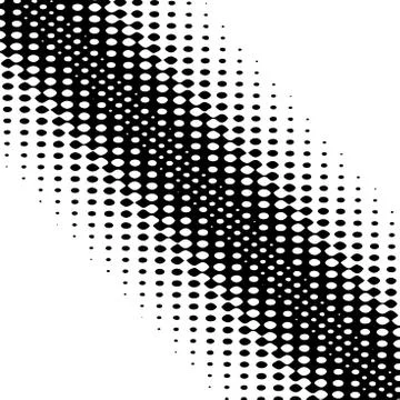 Geometric abstract pattern. Abstract black halftone shapes. Stock Illustration