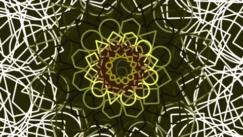 Geometric abstract pattern background for decorative digital art display Stock Footage 342205921