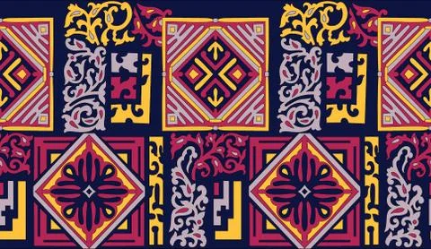 Geometric abstract pattern background 스톡 일러스트