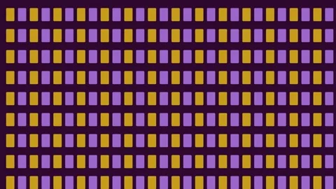 Geometric abstract pattern background in vibrant purple and yellow. Stock Footage 343632093
