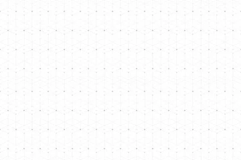 Geometric abstract pattern with connected line and dots. Graphic seamless Illustrazione stock