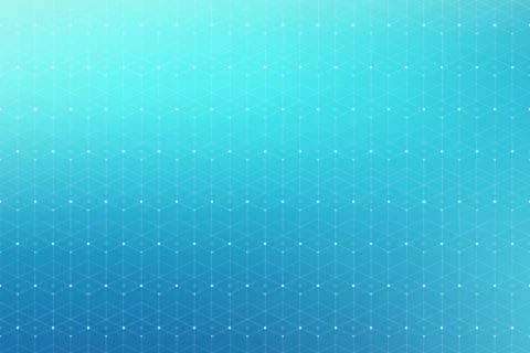 Geometric abstract pattern with connected line and dots. Graphic seamless Illustrazione stock