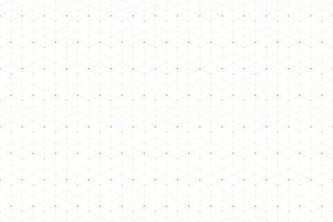 Geometric abstract pattern with connected line and dots. Graphic seamless 库存插图