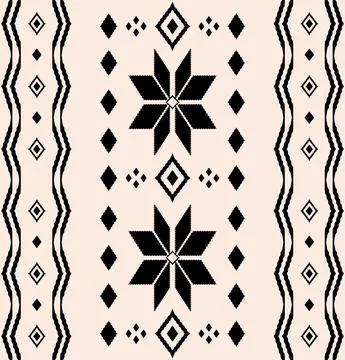 Geometric abstract pattern design. Vector graphics Stock Illustration