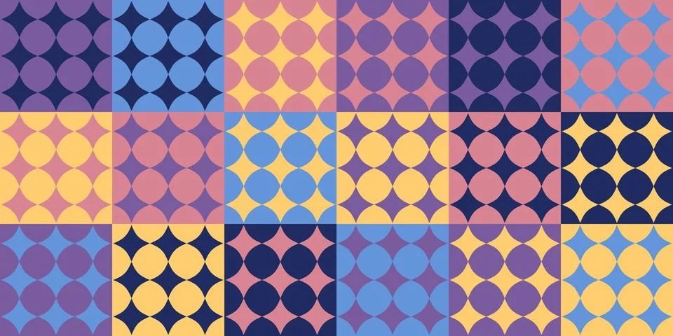 Geometric abstract pattern for fabric, wallpaper, packaging, label. Stock Illustration
