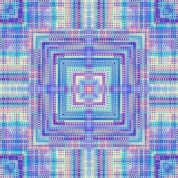 Geometric abstract pattern. Halftone small dots pattern. Stock Illustration