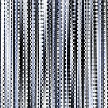 Geometric abstract pattern. Halftone vertical lines. Stock Illustration