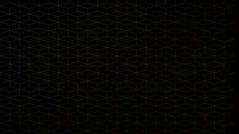 Geometric abstract pattern with hexagonal grid design on dark background Stock Illustration