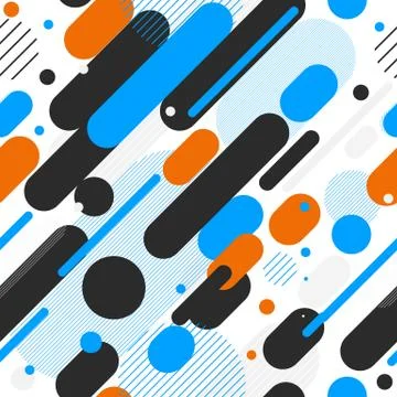 Geometric Abstract Pattern Stock Illustration