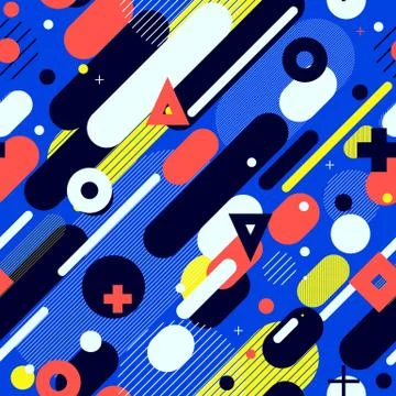 Geometric Abstract Pattern Stock Illustration