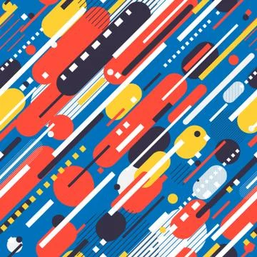 Geometric Abstract Pattern Stock Illustration