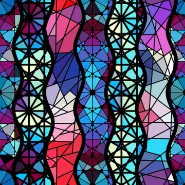 Geometric abstract pattern. Stock Illustration