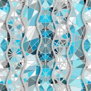 Geometric abstract pattern. Stock Illustration