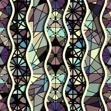 Geometric abstract pattern. Stock Illustration
