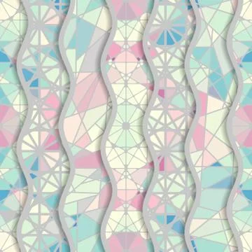 Geometric abstract pattern. Stock Illustration