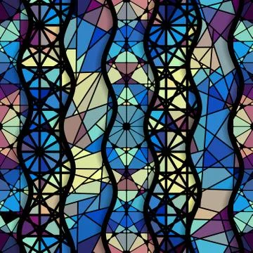 Geometric abstract pattern. Stock Illustration